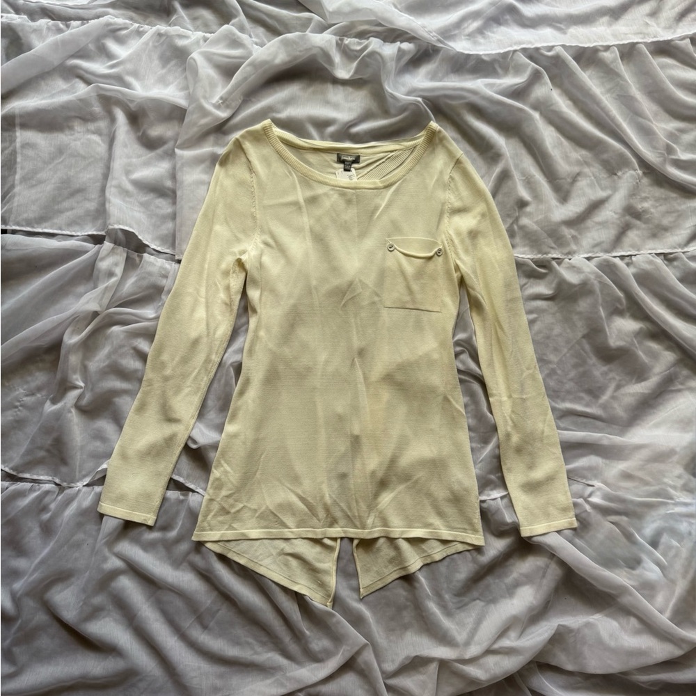 Neiman Marcus Long Sleeve Lightweight Top